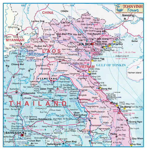 Map Of Laos